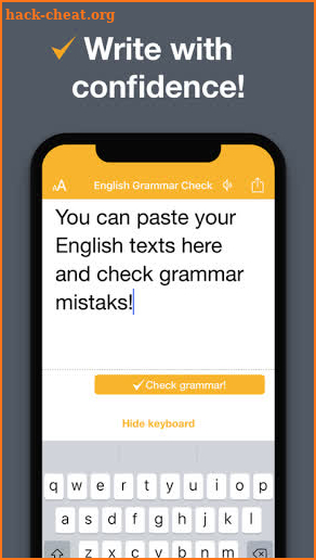 CorrectMe: Grammar help screenshot