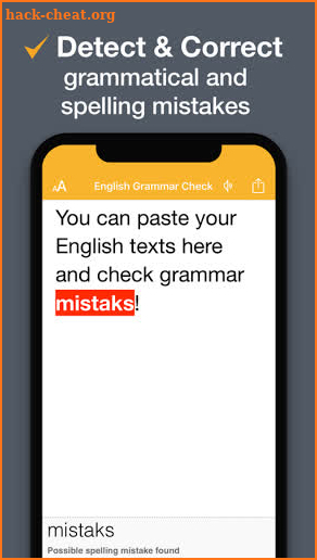 CorrectMe: Grammar help screenshot