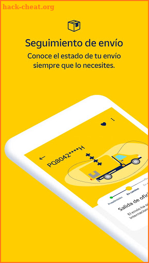 Correos screenshot