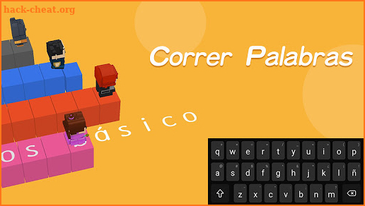 Correr Palabras -Juego de carreras de mecanografía screenshot