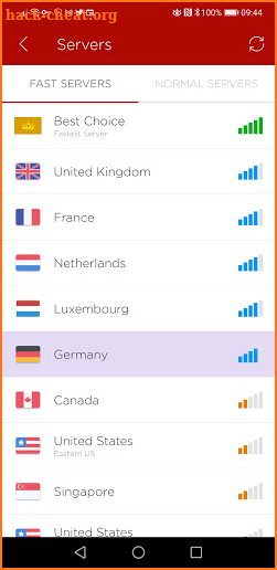 Corroboree VPN screenshot