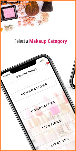 Cosmetic Shades - Find my makeup color shade screenshot