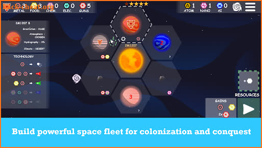 Cosmic Board Game Lite screenshot