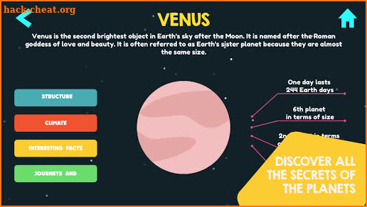 Cosmolander - The solar system screenshot