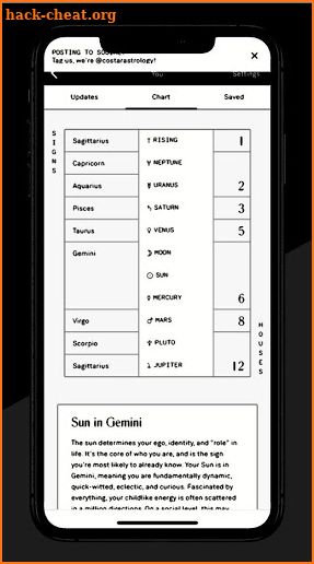 Co–Star Personalized Astrology Assistant screenshot