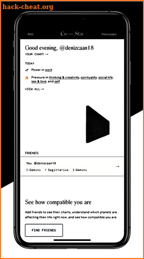 Co–Star Personalized Astrology Helper 2019 screenshot