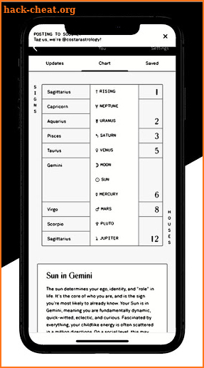 Co–Star Personalized Astrology Helper 2019 screenshot
