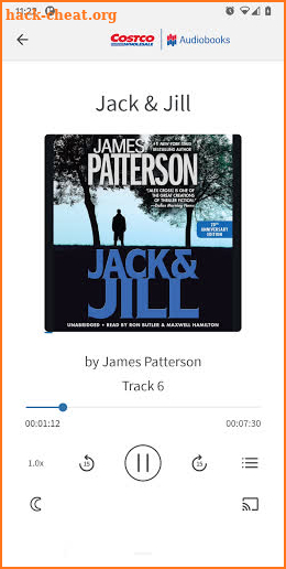 Costco Audiobooks screenshot