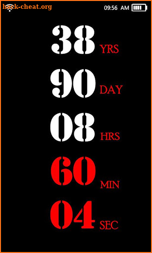 Countdown Death Timer Clock screenshot