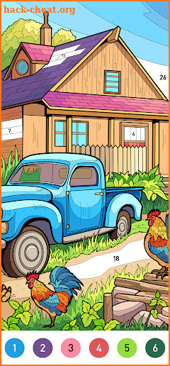 Country Farm Coloring Book screenshot