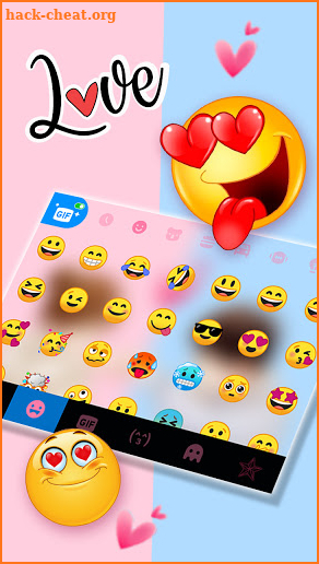 Couple Fist Bump Keyboard Background screenshot