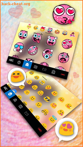 Couple Kiss Keyboard Theme screenshot