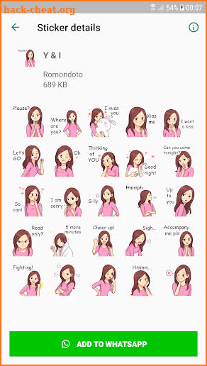 Couple Love Stickers - WAStickerApps screenshot