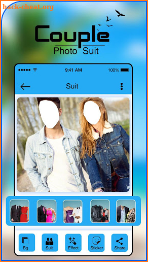 Couple Photo Suit - Couple Photo Edit screenshot