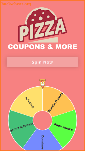 Coupon Wheel - Get Fast Food Coupons screenshot