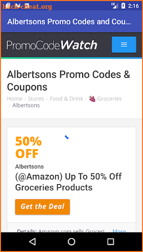 Coupons for Albertsons screenshot