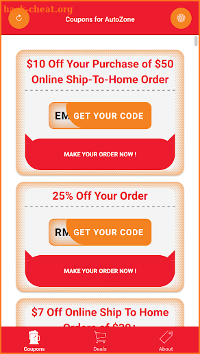 Coupons for AutoZone - Auto parts screenshot