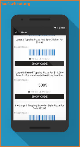 Coupons for Domino's Pizza Deals & Discounts Codes screenshot