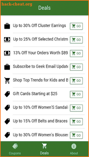 Coupons for Ebates screenshot