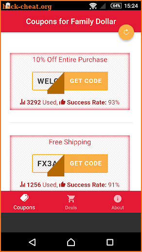 Coupons for Family Dollar screenshot