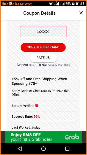 Coupons for H&M screenshot