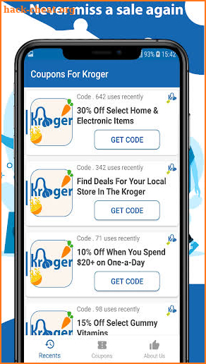 Coupons For Kroger screenshot