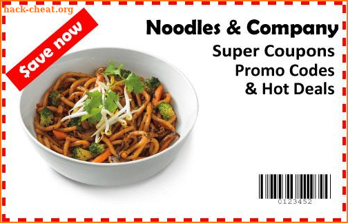 Coupons for Noodles & Company screenshot