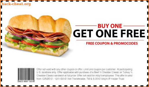 Coupons for Subway screenshot