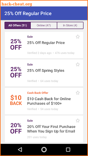 Coupons for Torrid screenshot