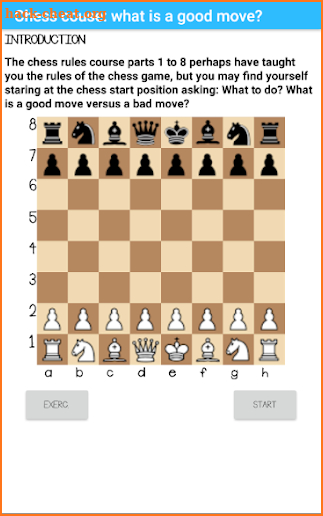 Course: find good chess opening moves (part 1) screenshot