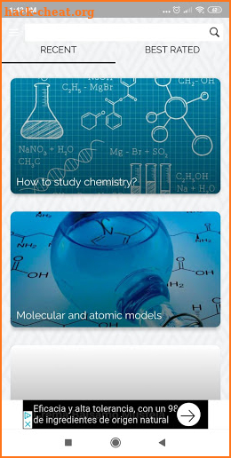 Course to learn easy chemistry screenshot