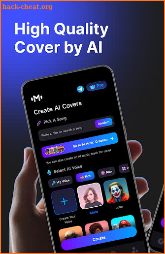 CoverX - AI Cover Song Maker screenshot