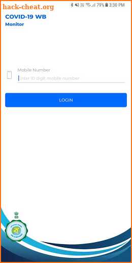 COVID-19 West Bengal Government screenshot