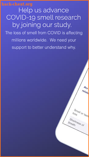 COVID Smell Tracker screenshot