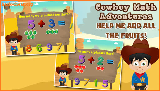 Cowboy Math Adventures Full screenshot