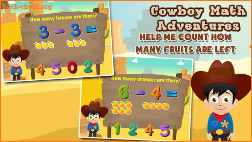 Cowboy Math Adventures Full screenshot