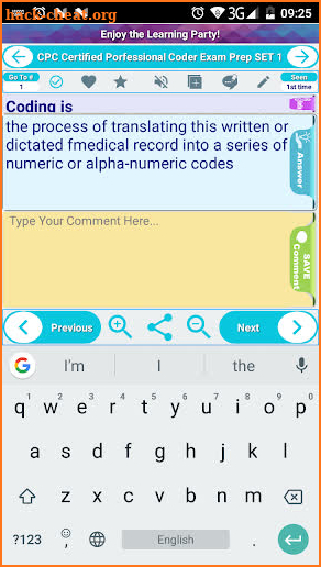 CPC Professional Coder Exam Prep Flashcards App screenshot