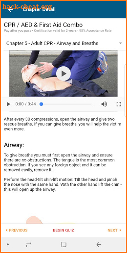 CPR Certification Online screenshot