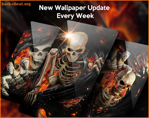 Crack Screen Skull Live Wallpapers Themes screenshot