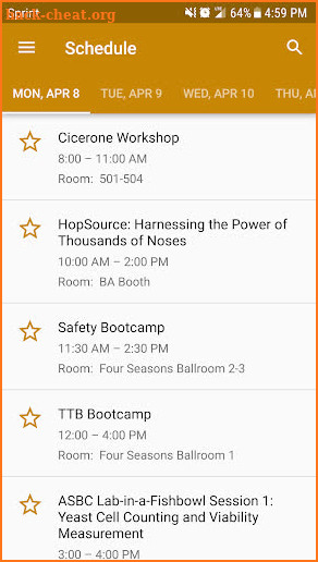 Craft Brewers Conference 2019 screenshot