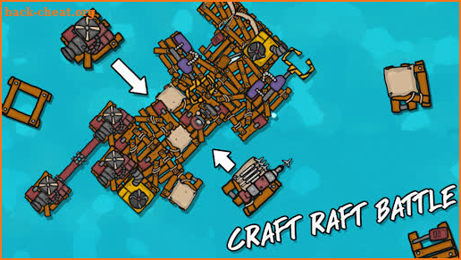 CRAFT RAFT BATTLE screenshot