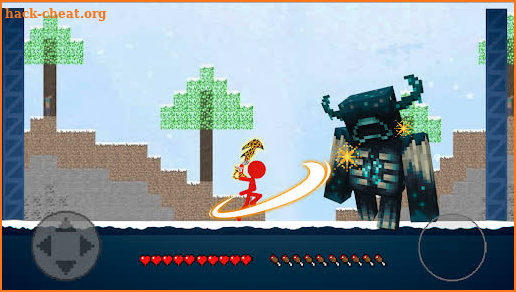 Craft Stickman Battle Games screenshot