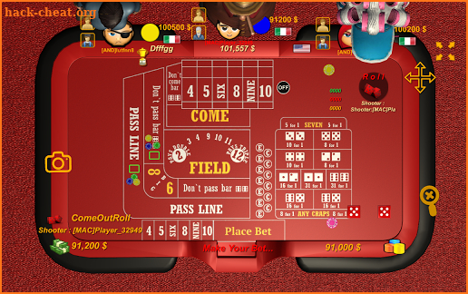 Craps Pro Multiplayer screenshot