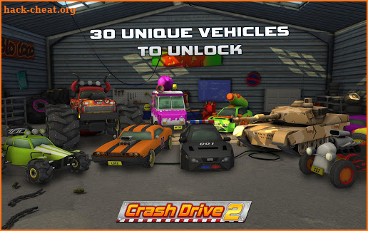 Crash Drive 2: 3D racing cars screenshot