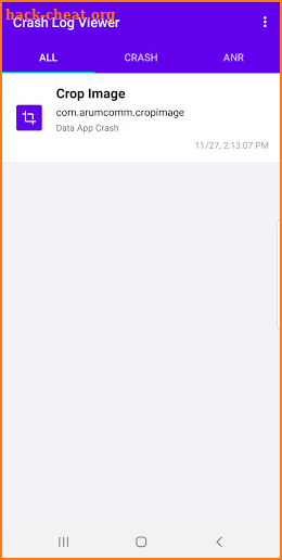 Crash Log Viewer screenshot