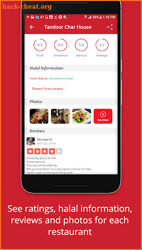 Crave Halal: Zabihah halal food screenshot