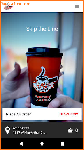 Craves Coffee screenshot