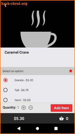 Craves Coffee screenshot