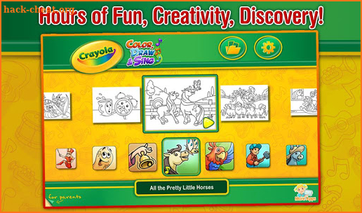 Crayola Color, Draw & Sing screenshot