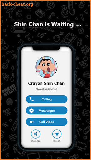 Crayon Shin Chan Video Call screenshot